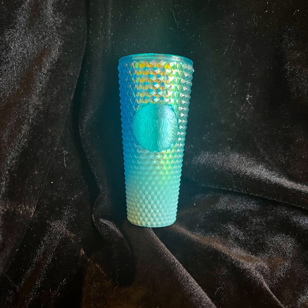 Starbucks Glacier Ombré 3” cup. No top.  Makes a great shot glass
